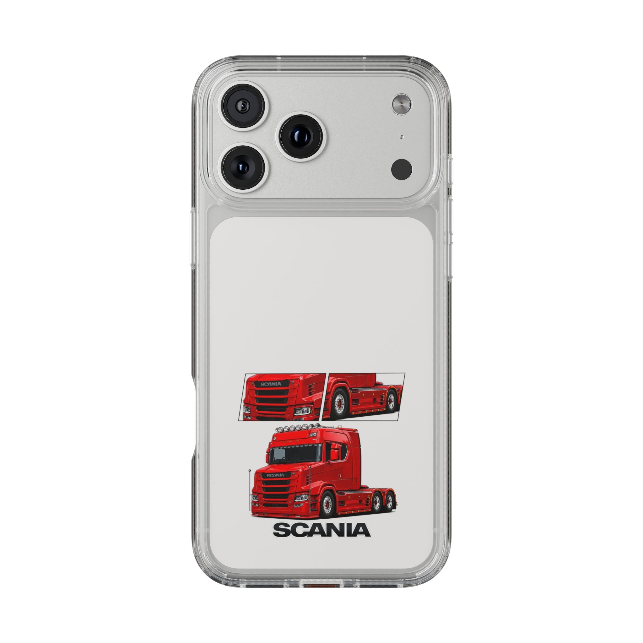 RED SCANIA T-CAB PHONE CASES
