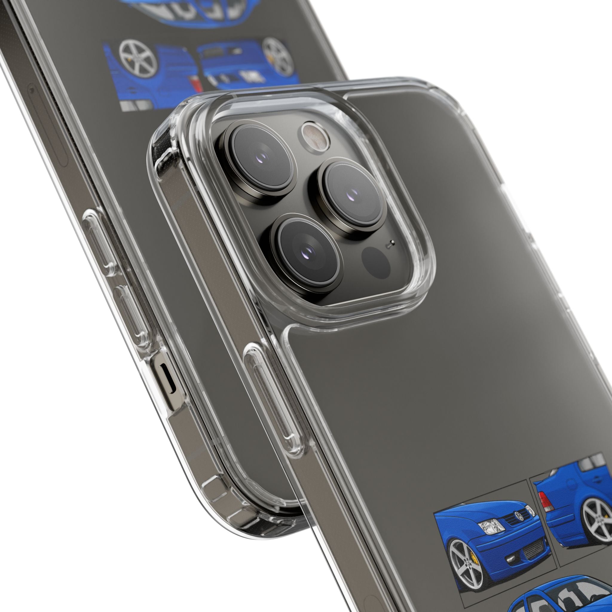 BLUE VOLKSWAGEN BORA PHONE CASES