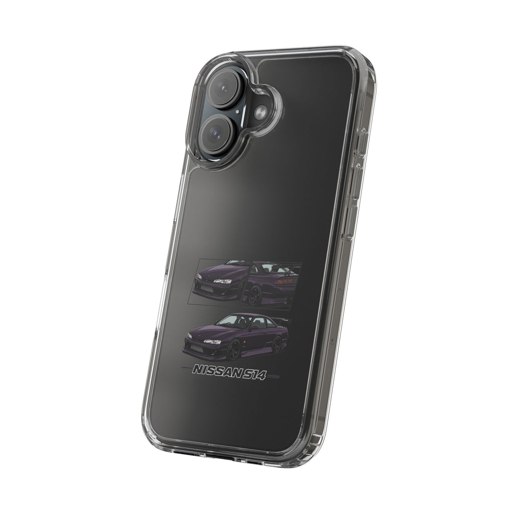 PURPLE NISSAN S14 PHONE CASES