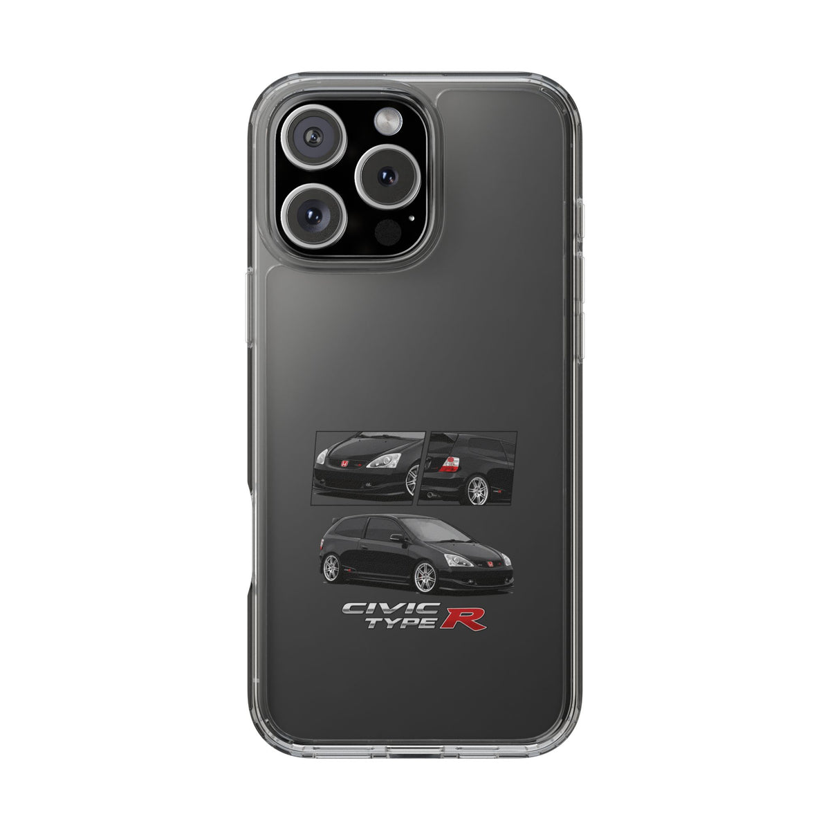 BLACK EP3 TYPE R PHONE CASES