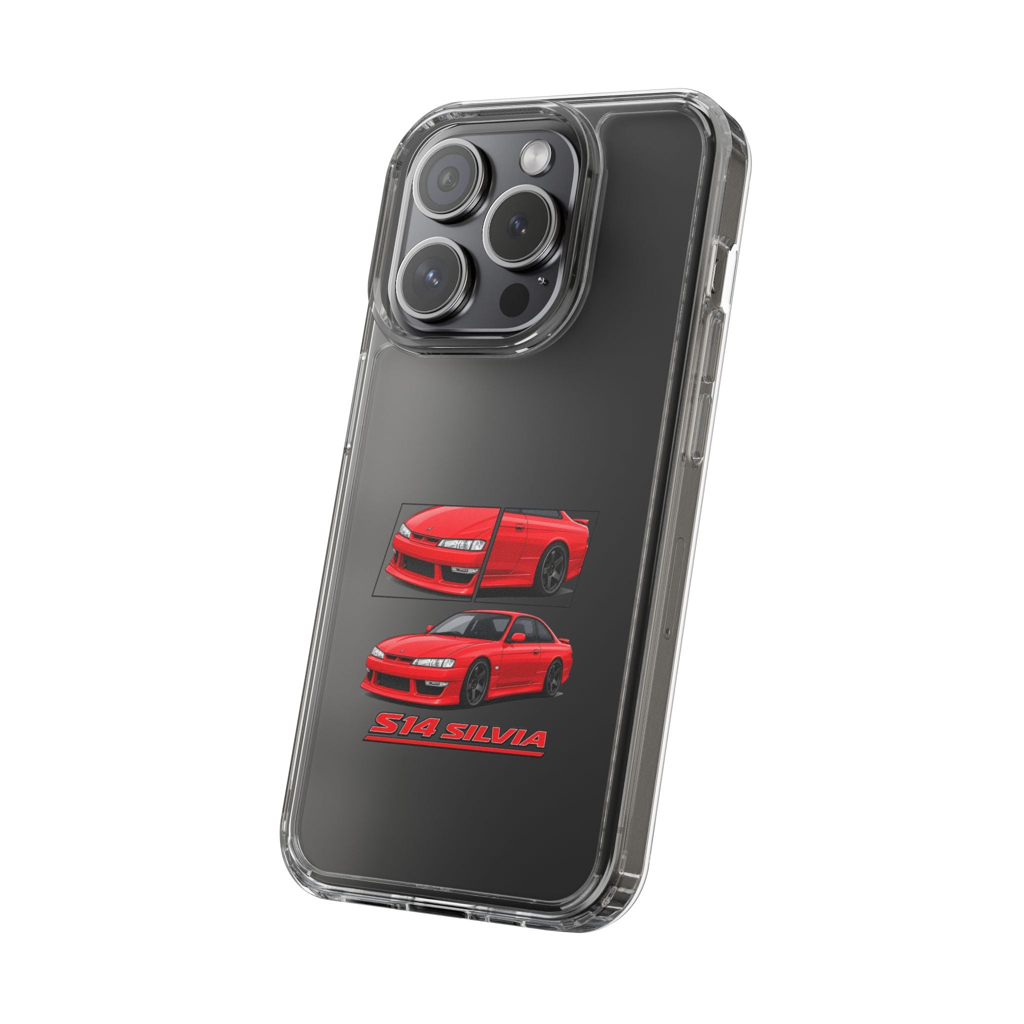 RED NISSAN S14 PHONE CASES