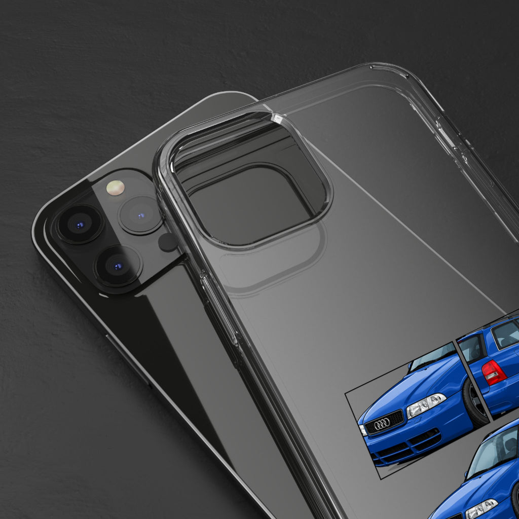 BLUE AUDI A4 B5 AVANT PHONE CASE