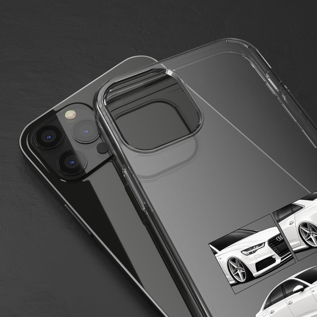 WHITE AUDI A6 PHONE CASES