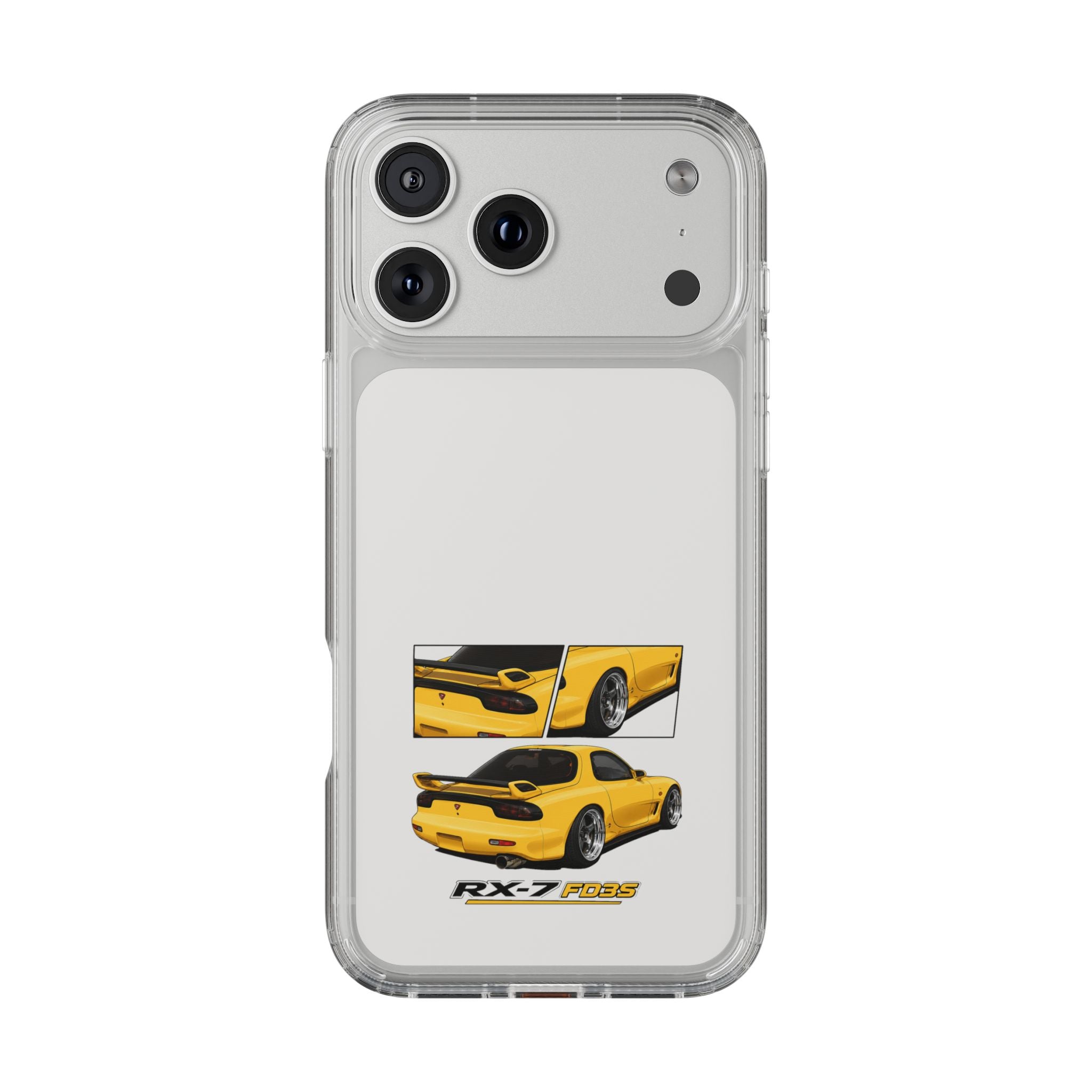 YELLOW MAZDA RX7 PHONE CASES