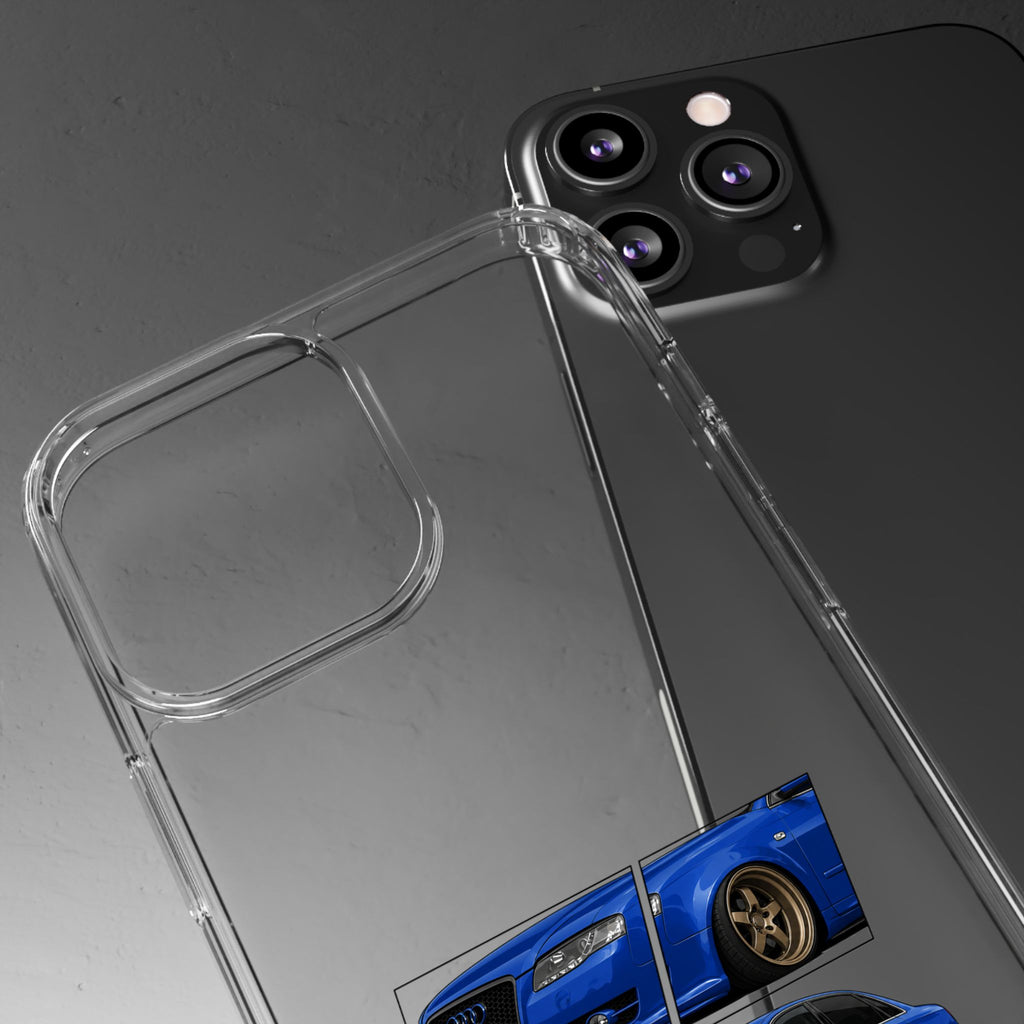 BLUE B7 AUDI A4 PHONE CASES