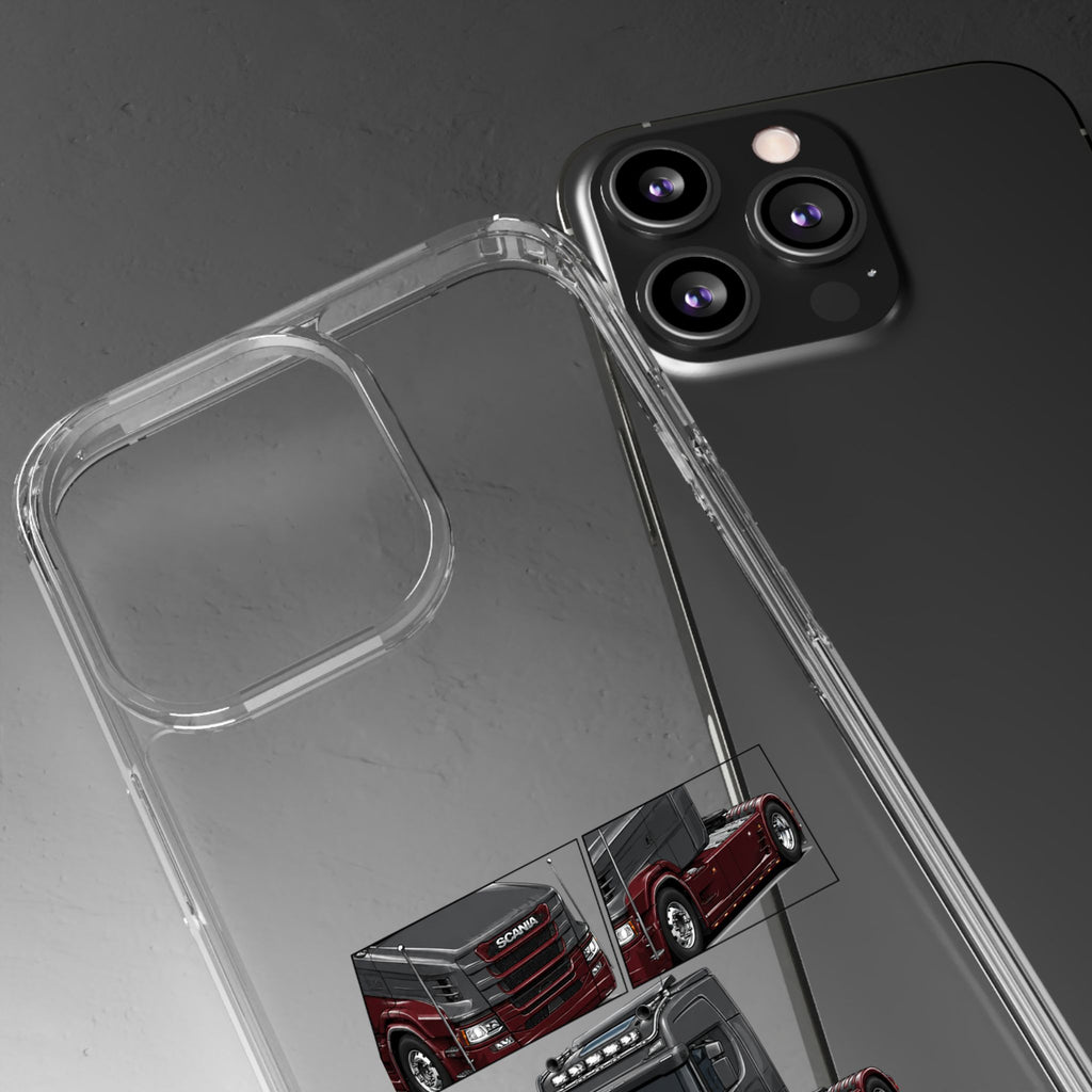 GREYBURGANDY SCANIA T-CAB PHONE CASES