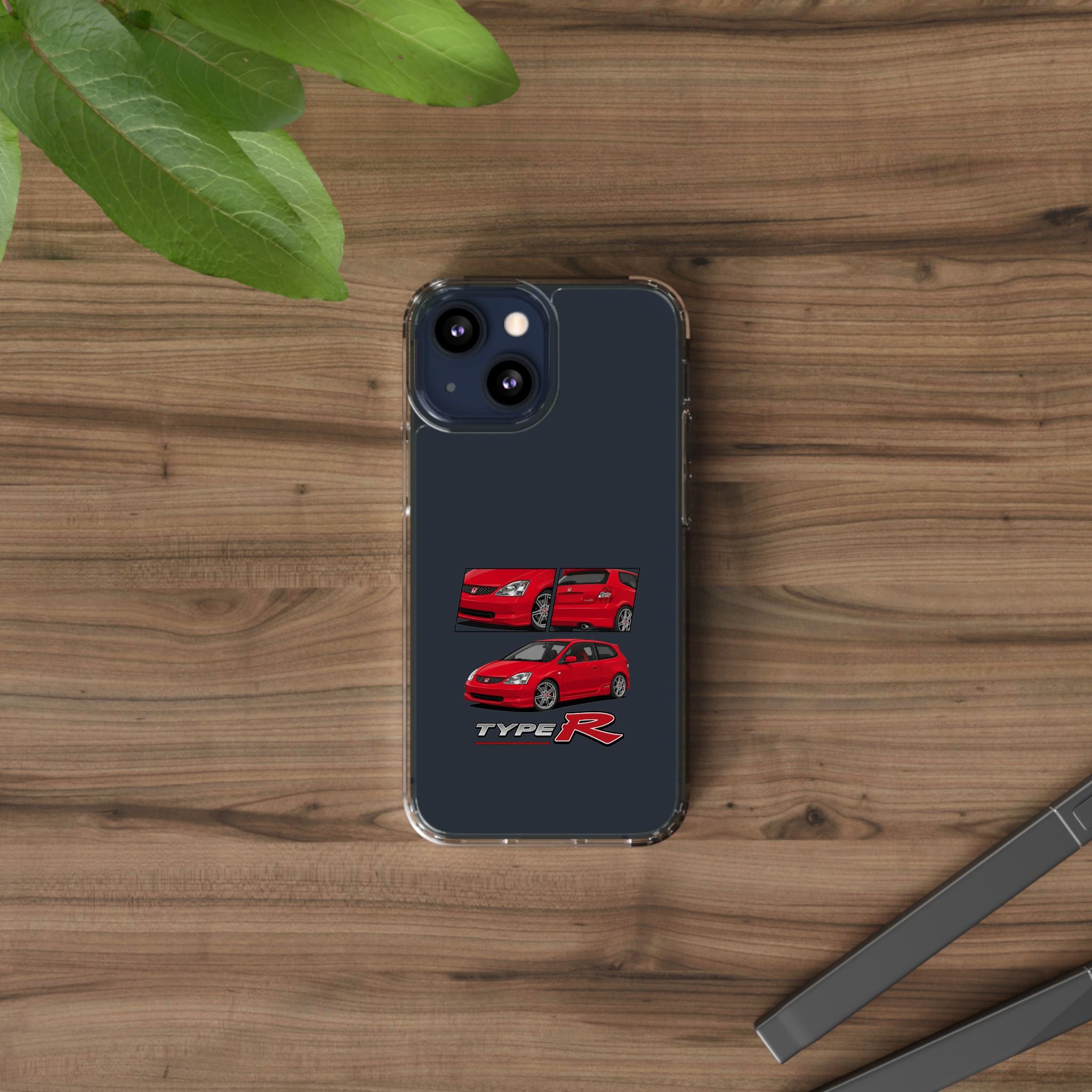 RED CIVIC TYPE R PHONE CASES