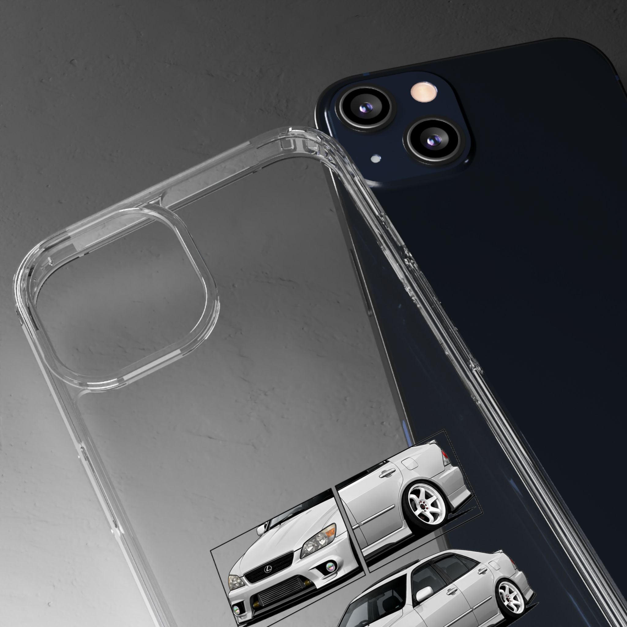 SILVER LEXUS IS200 PHONE CASES