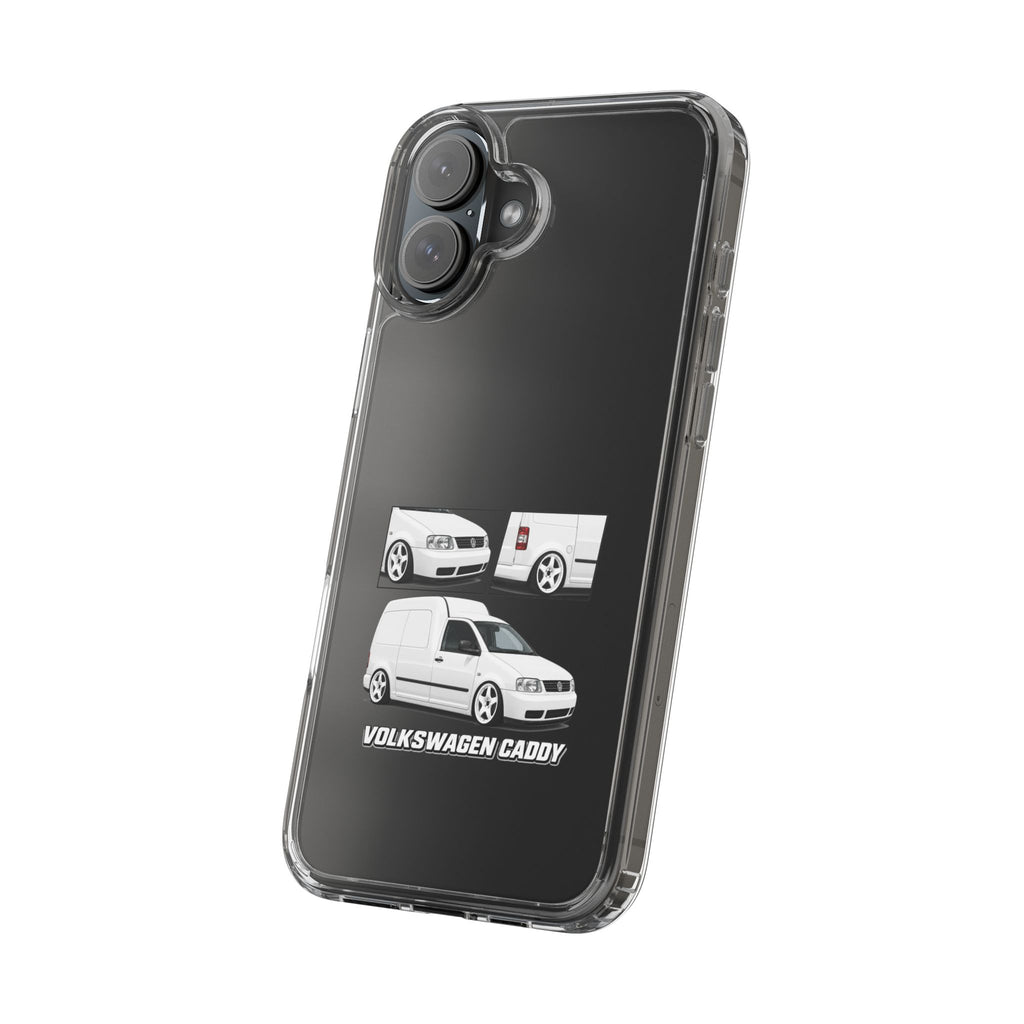 WHITE VW CADDY PHONE CASES