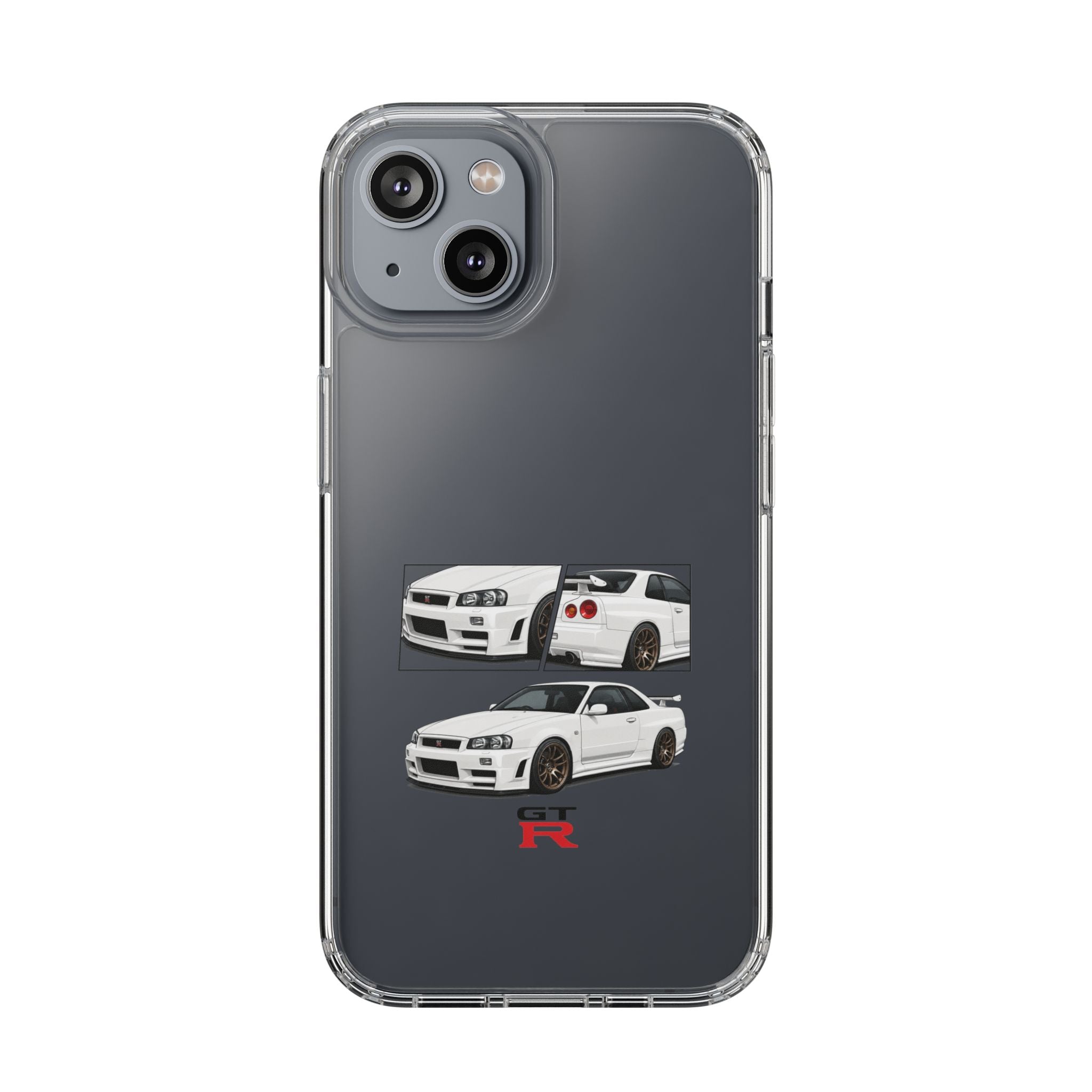 WHITE R34 GTR PHONE CASES