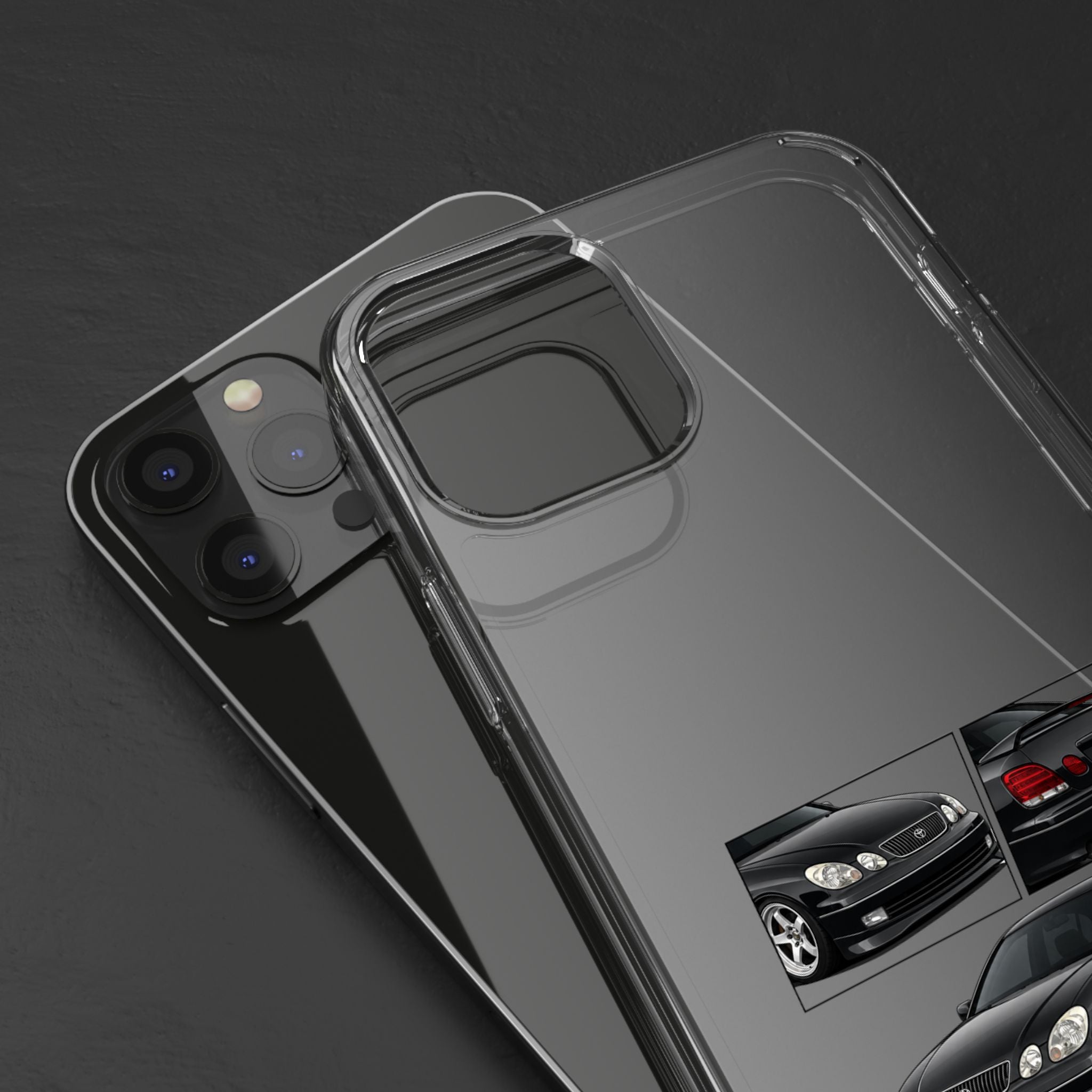 BLACK TOYOTA ARISTO PHONE CASES