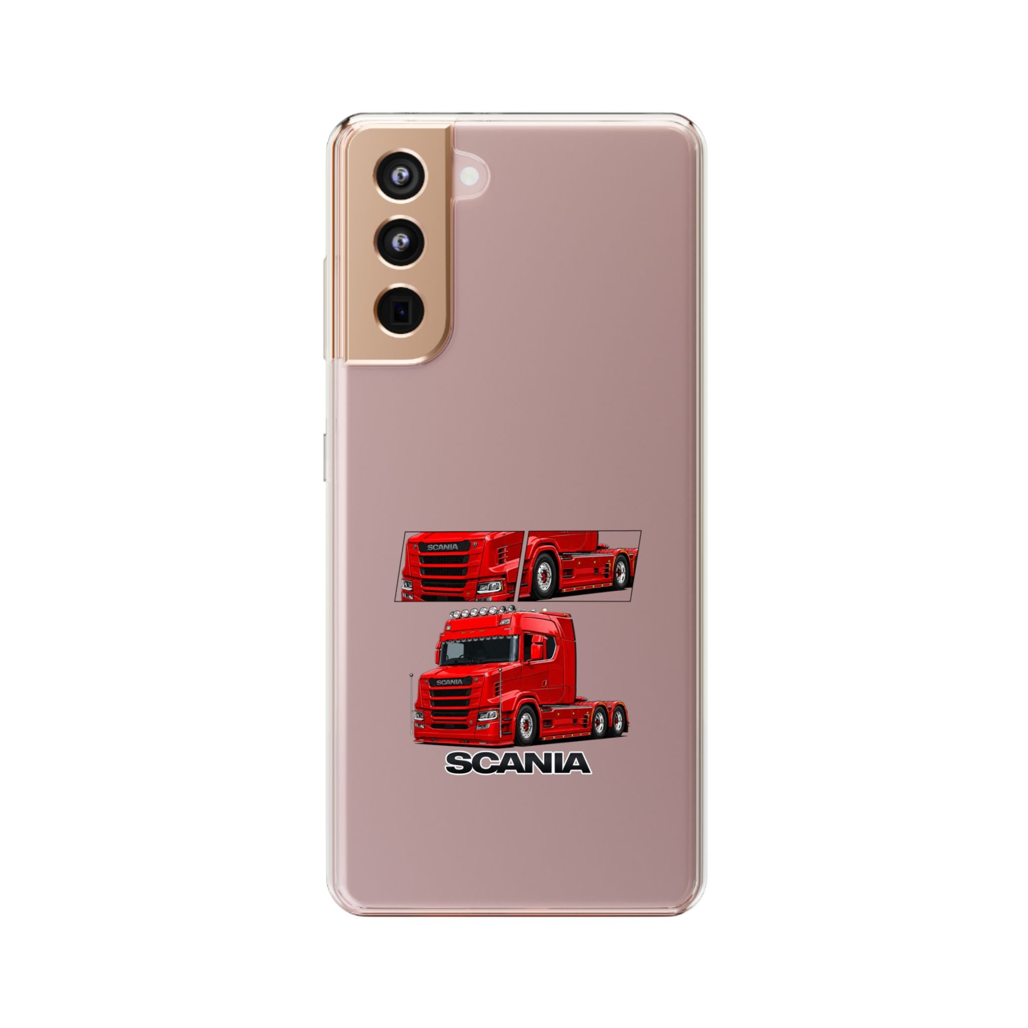 RED SCANIA T-CAB PHONE CASES