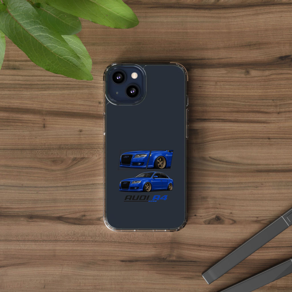 BLUE B7 AUDI A4 PHONE CASES