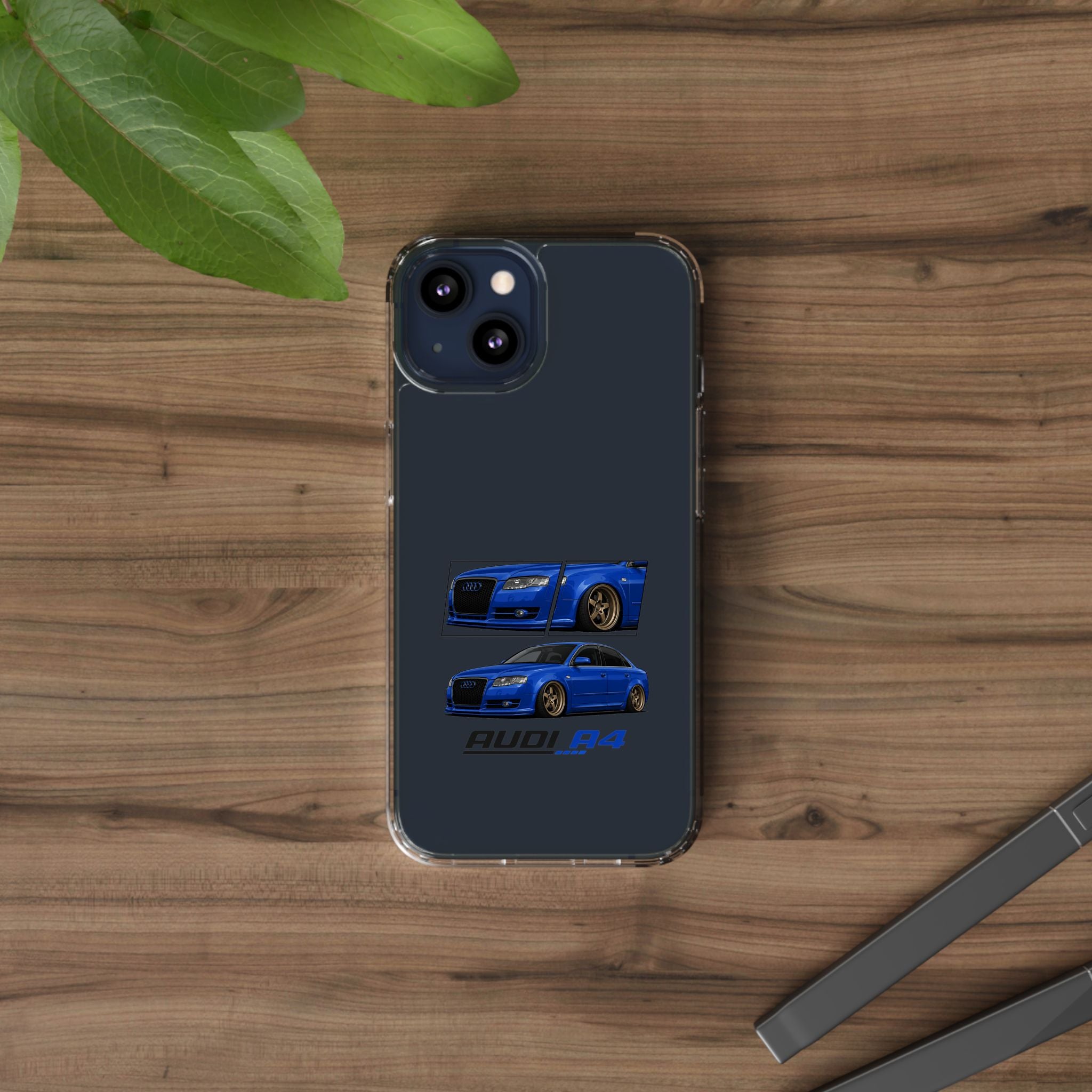 BLUE B7 AUDI A4 PHONE CASES