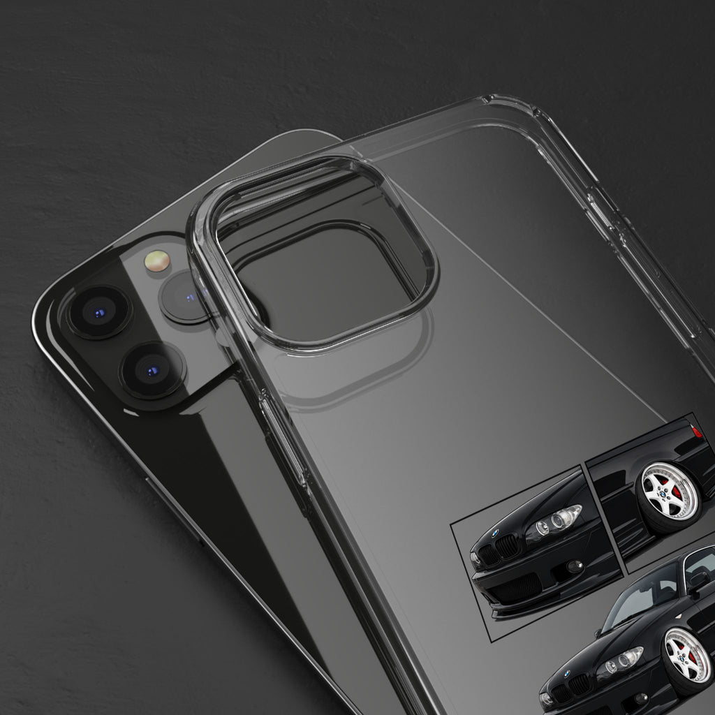 BLACK BMW E46 PHONED CASES