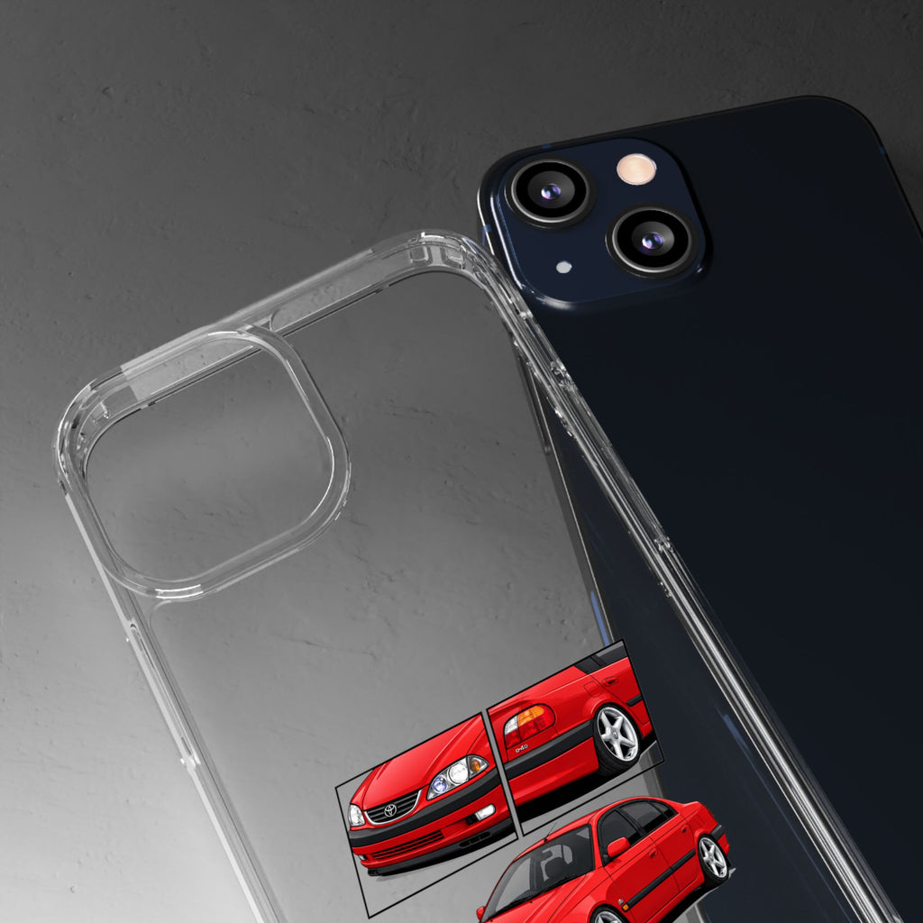 RED TOYOTA AVENSIS PHONE CASES