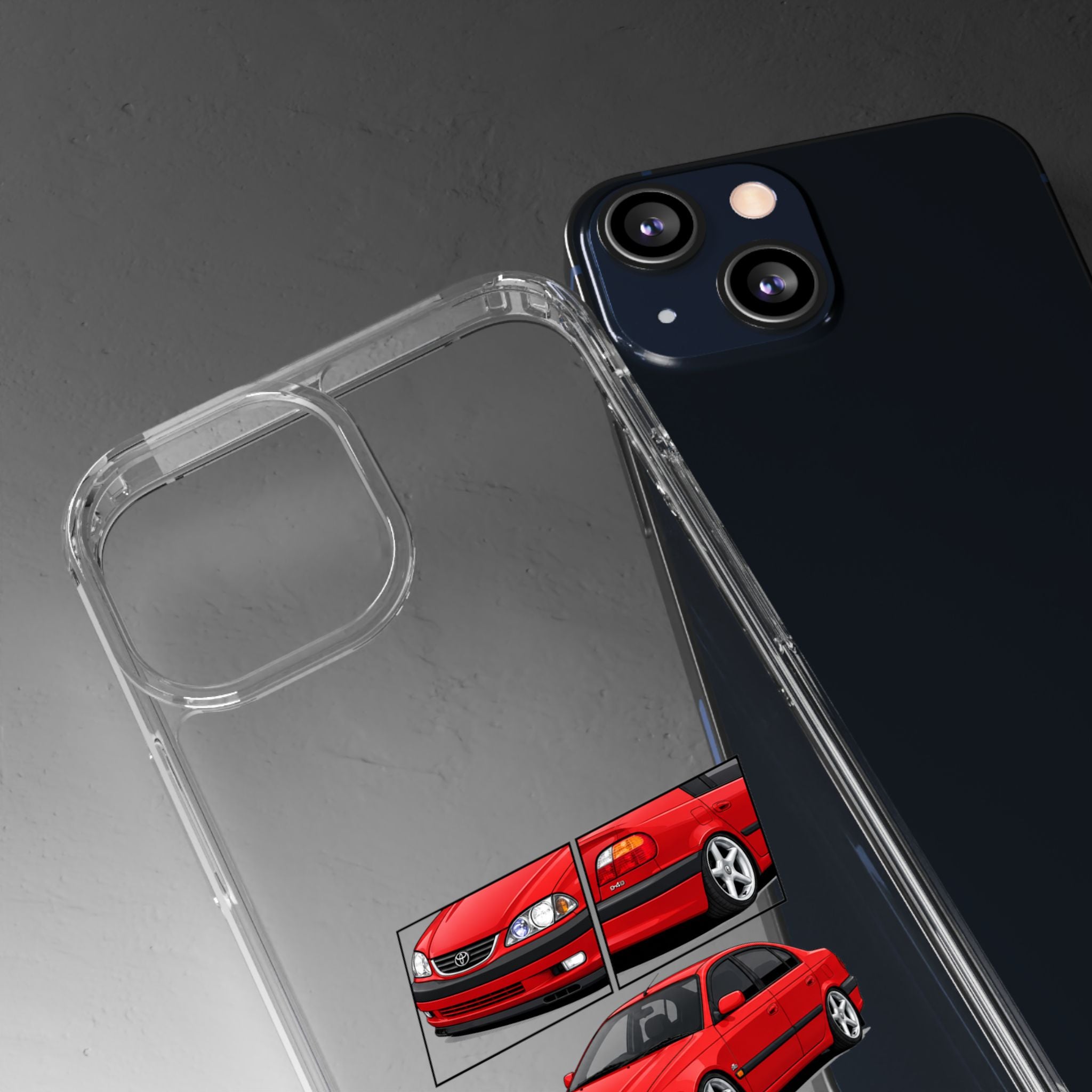 RED TOYOTA AVENSIS PHONE CASES