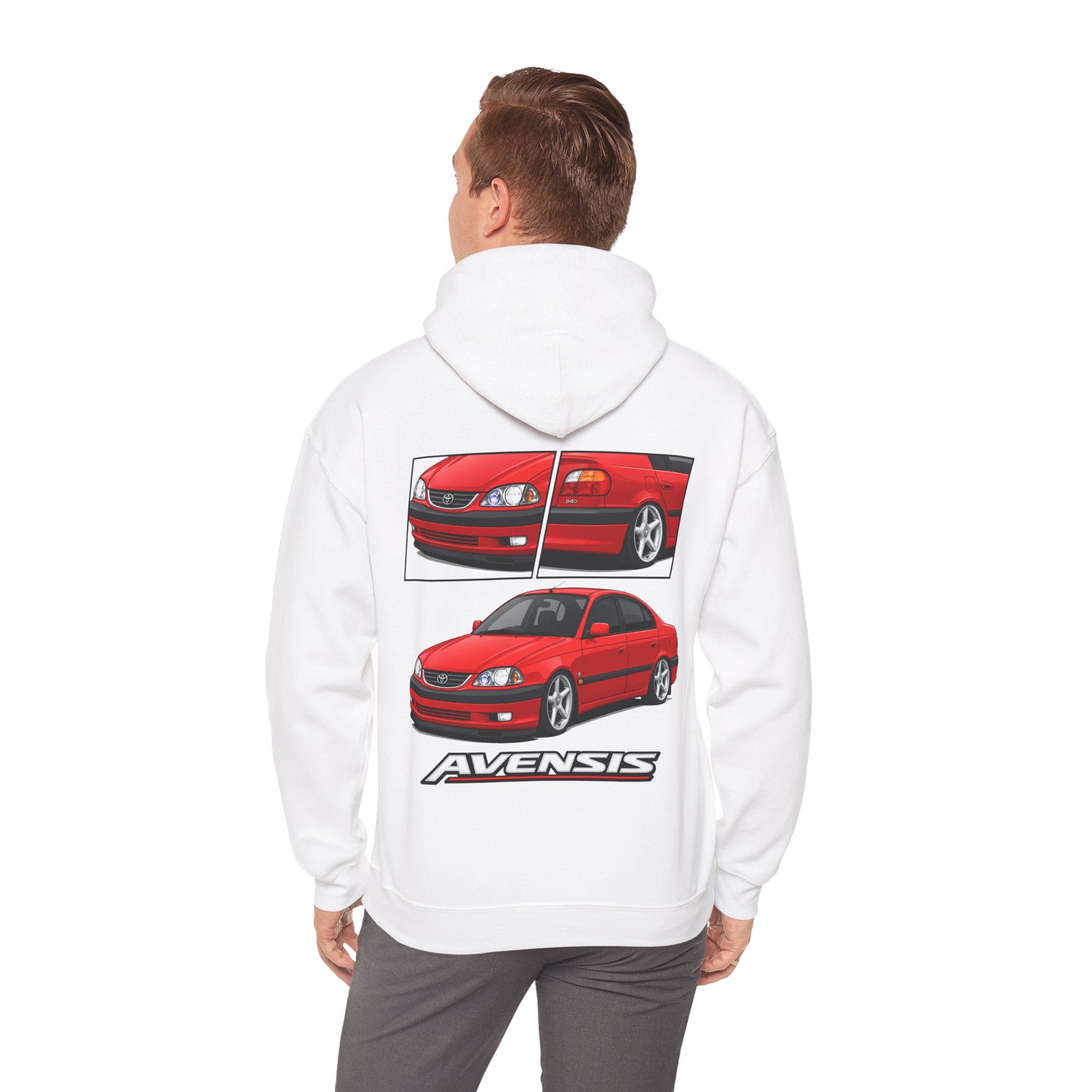 RED TOYOTA AVENSIS JUMPER
