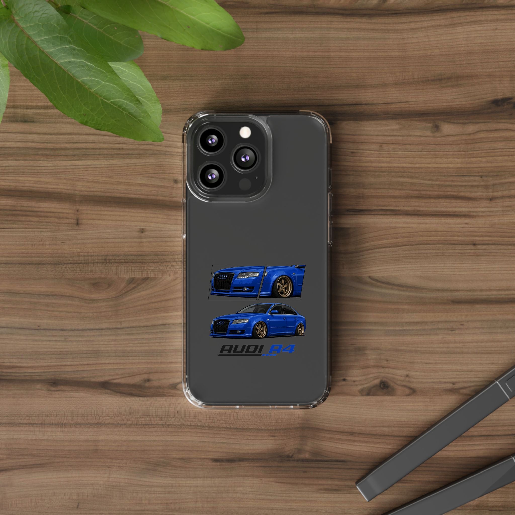 BLUE B7 AUDI A4 PHONE CASES