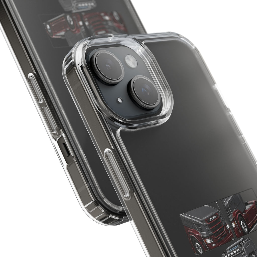 GREYBURGANDY SCANIA T-CAB PHONE CASES