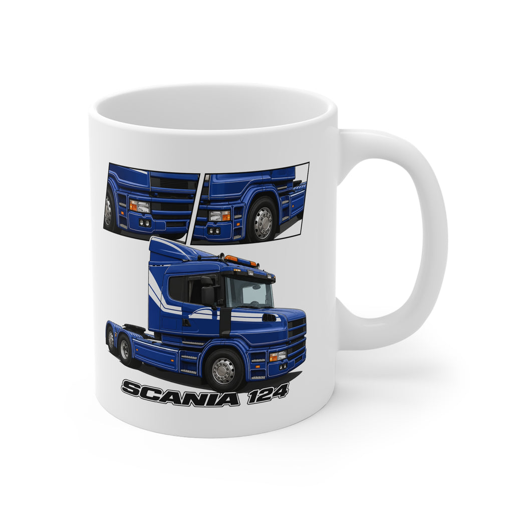 BLUE SCANIA 124 MUG