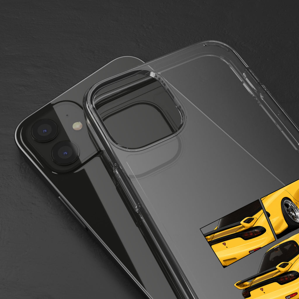 YELLOW MAZDA RX7 PHONE CASES