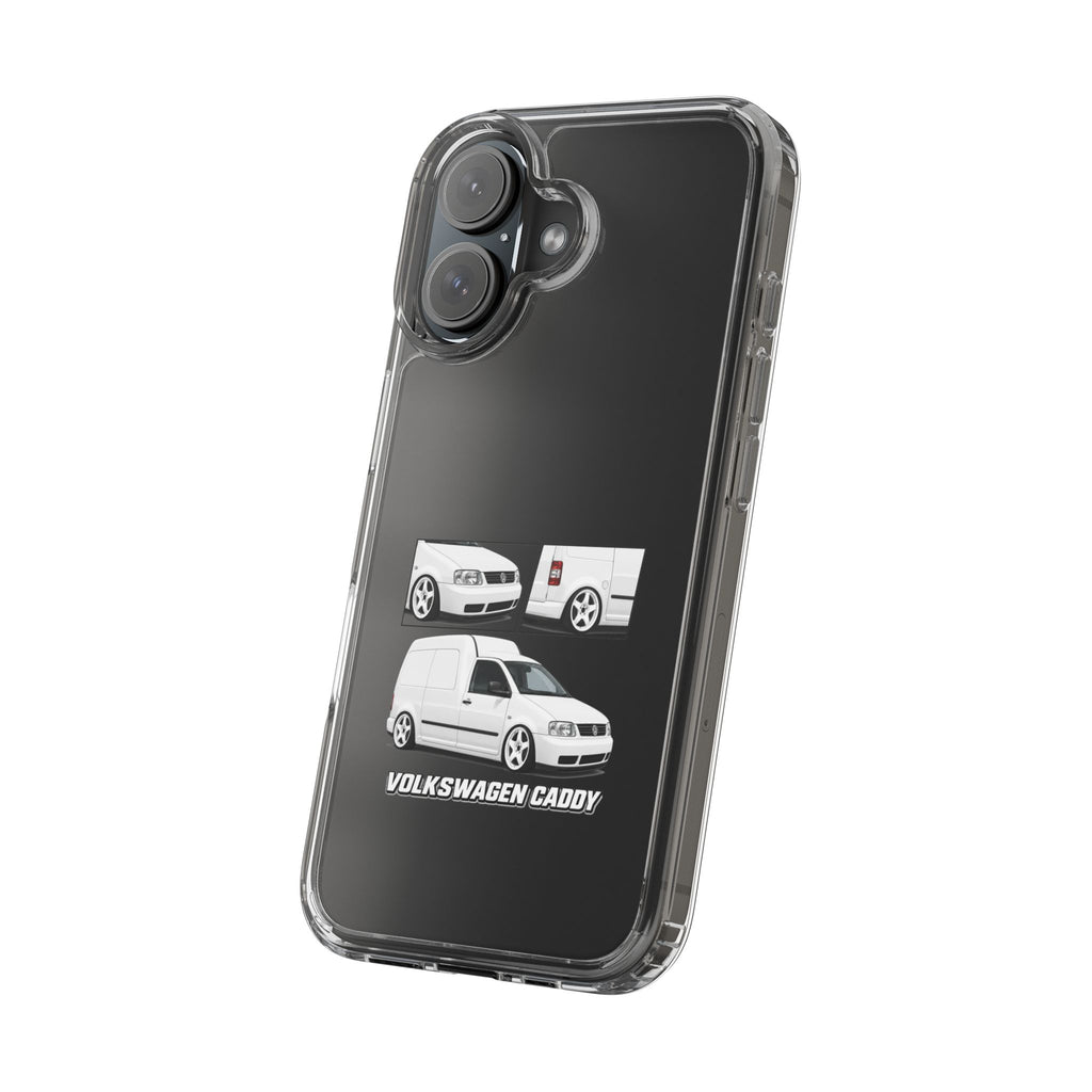WHITE VW CADDY PHONE CASES
