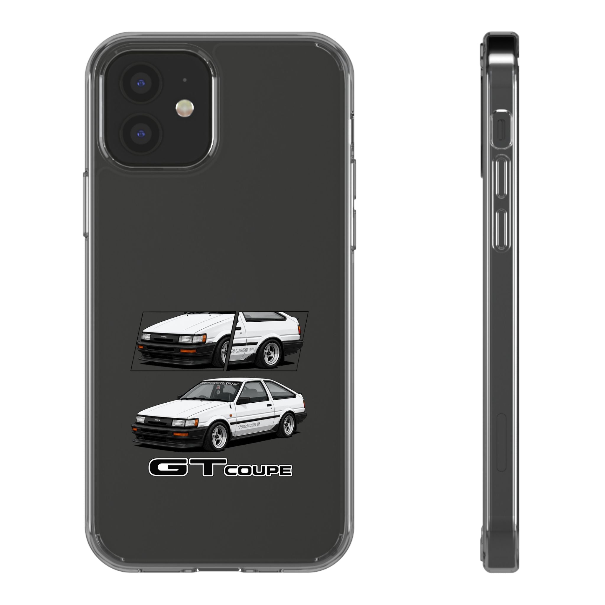 WHITE AE86 TWINCAM PHONE CASES