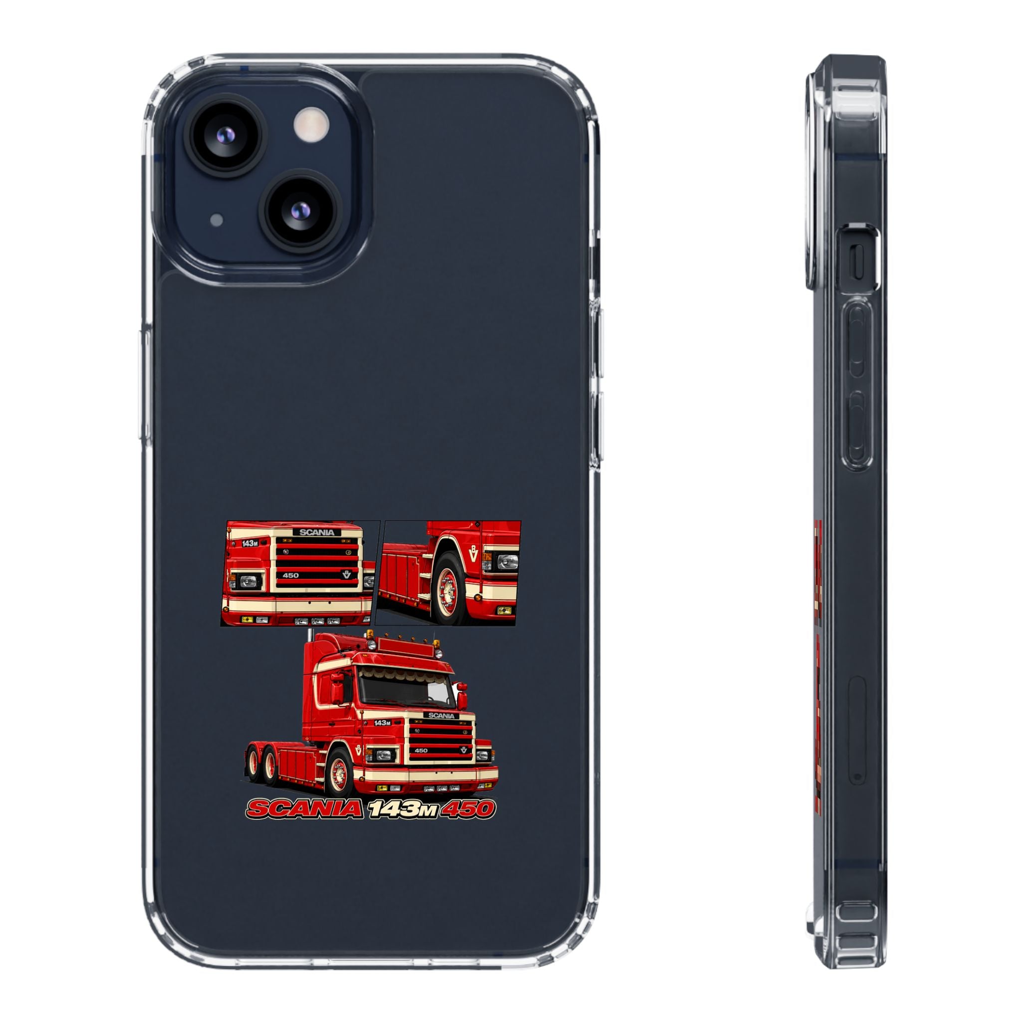 RED SCANIA 450 143M PHONE CASES