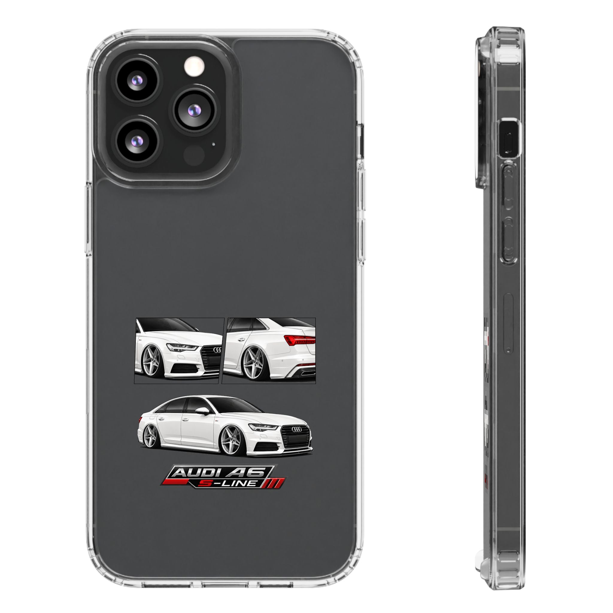 WHITE AUDI A6 PHONE CASES