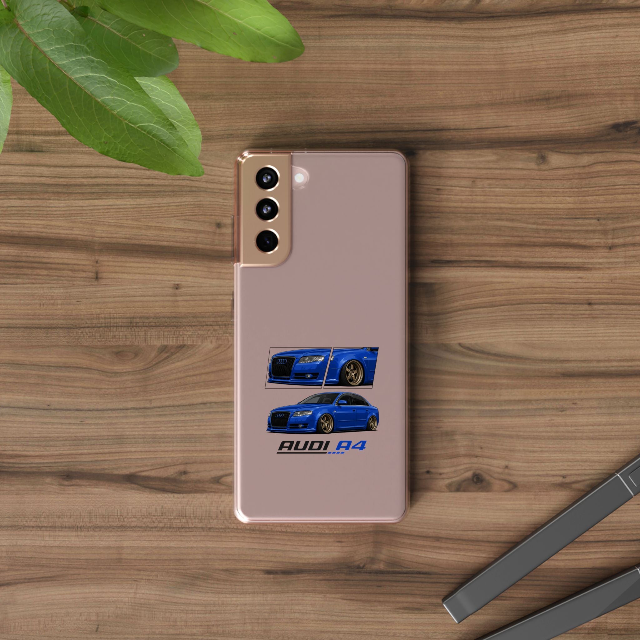 BLUE B7 AUDI A4 PHONE CASES