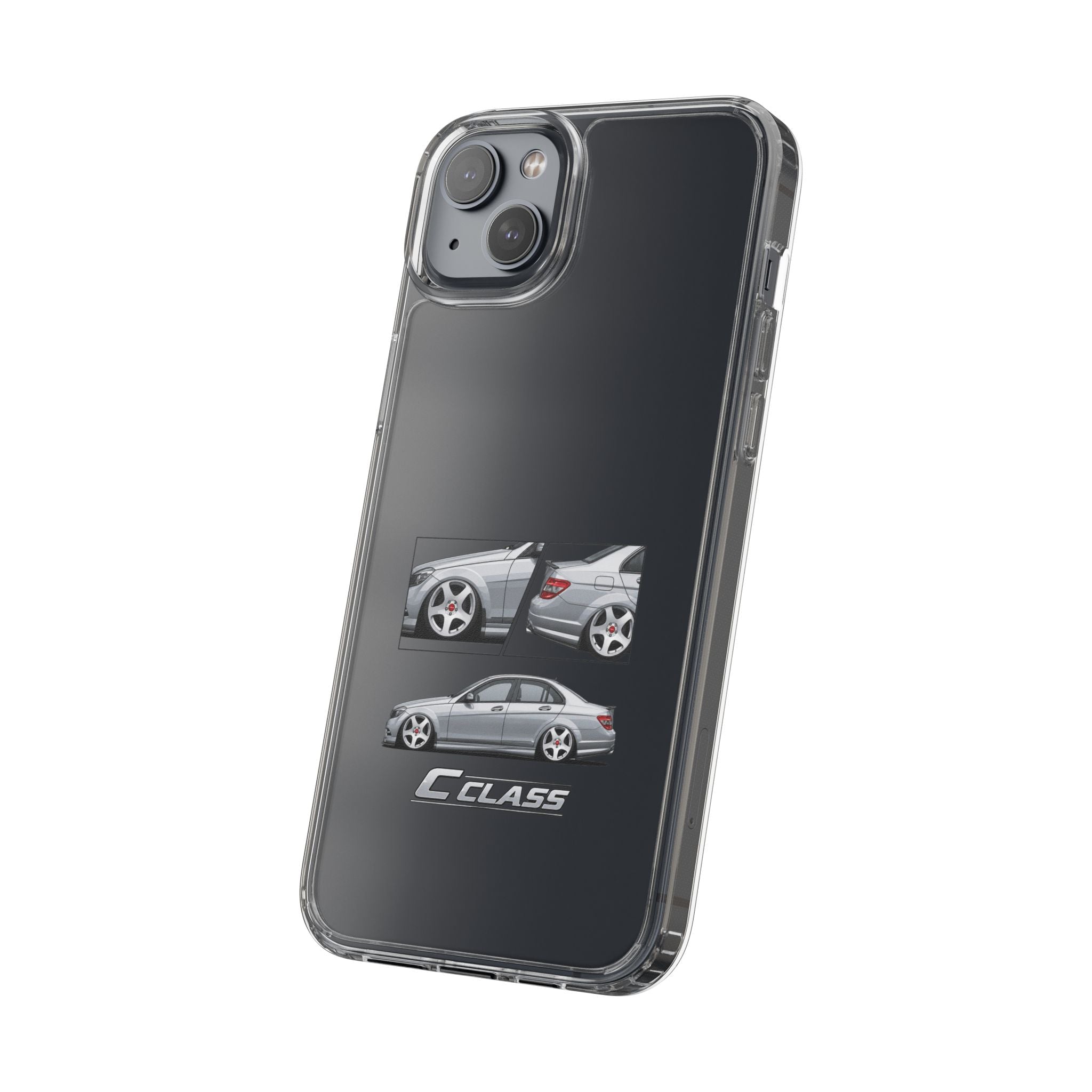 SILVER MERC C-CLASS PHONE CASES