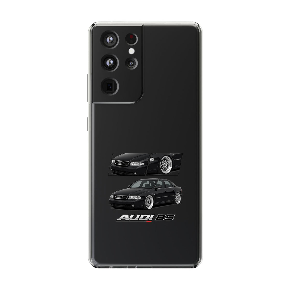BLACK B5 AUDI A4 PHONE CASES