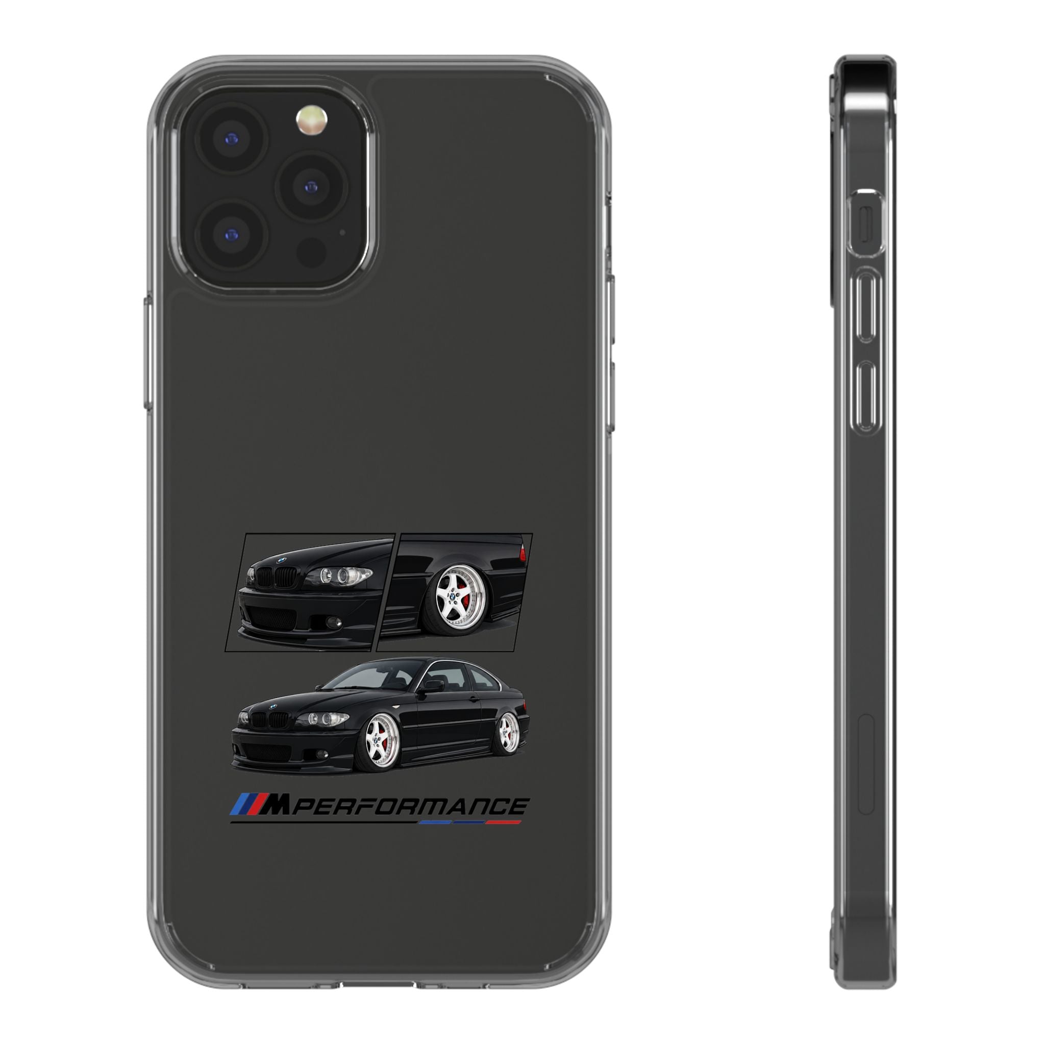 BLACK BMW E46 PHONE CASES