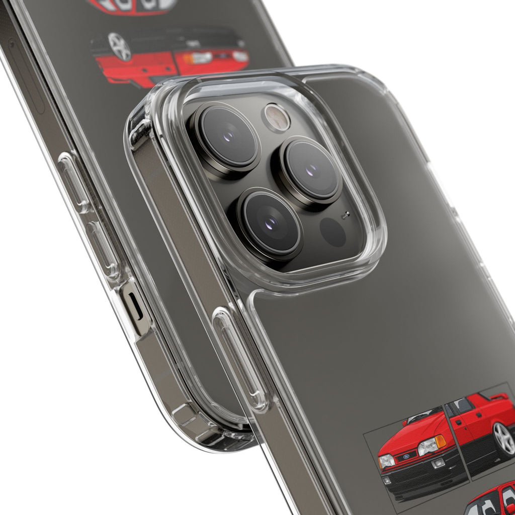 RED OVER BLACK SIERRA SAPPHIRE PHONE CASES
