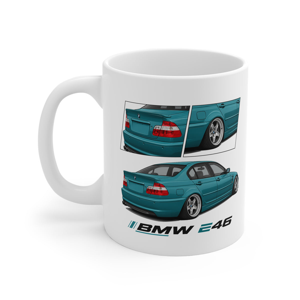 TURQUOISE BMW E46 MUG