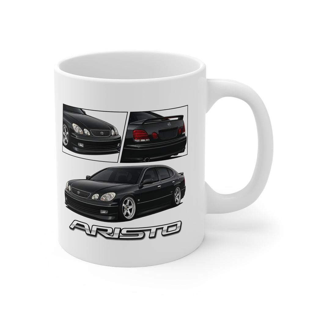 BLACK TOYOTA ARISTO MUG