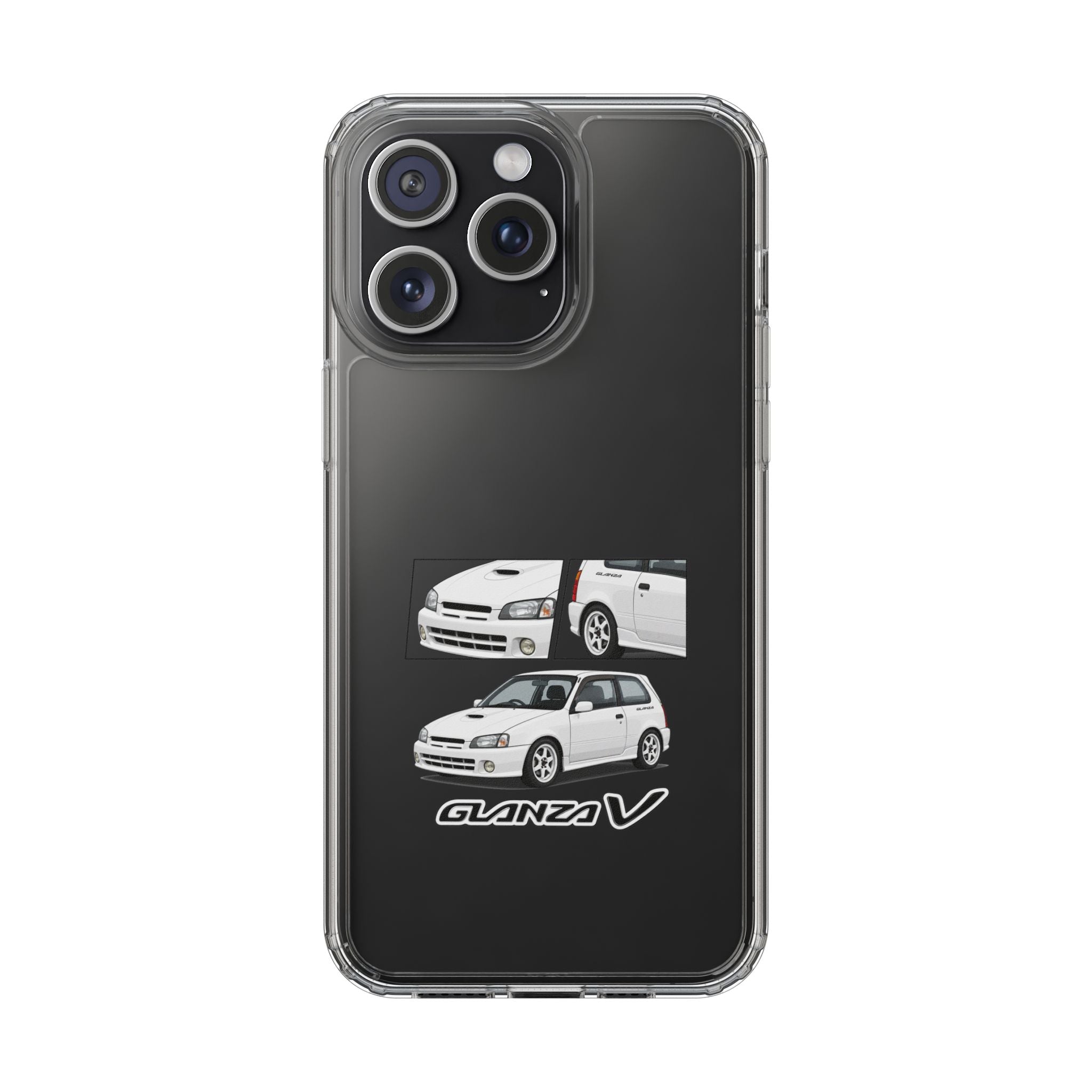 WHITE TOYOTA GLANZA PHONE CASES