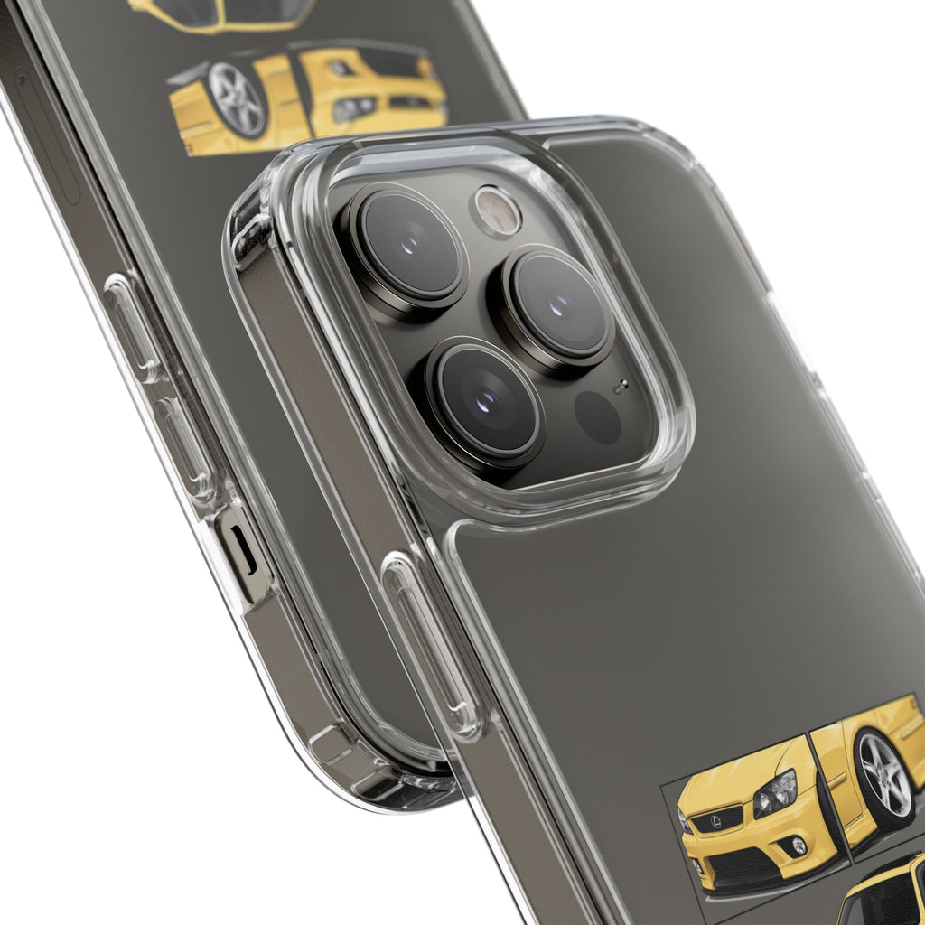 YELLOW LEXUS IS200 PHONE CASES