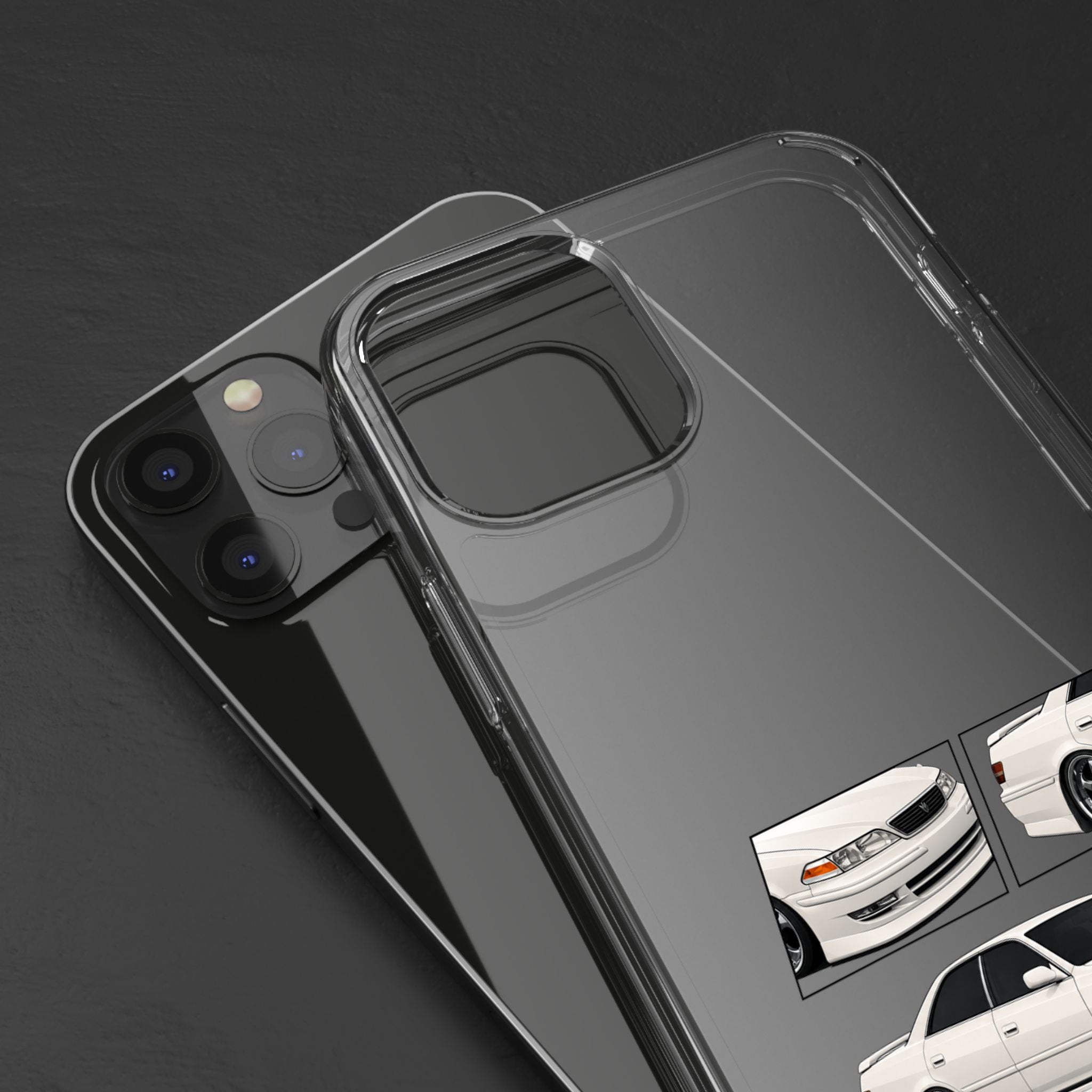 WHITE TOYOTA JZX100 MK2 PHONE CASES