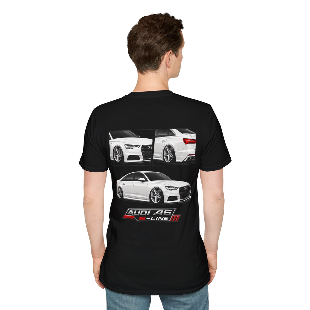 WHITE AUDI A6 T-SHIRT