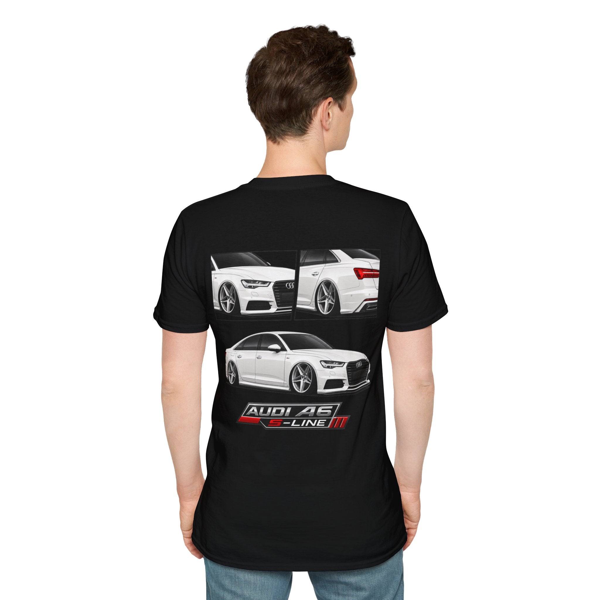 WHITE AUDI A6 T-SHIRT