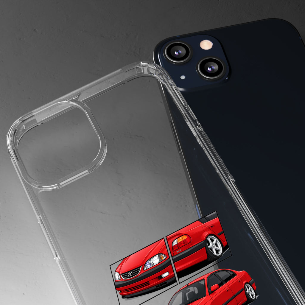 RED TOYOTA AVENSIS PHONE CASES