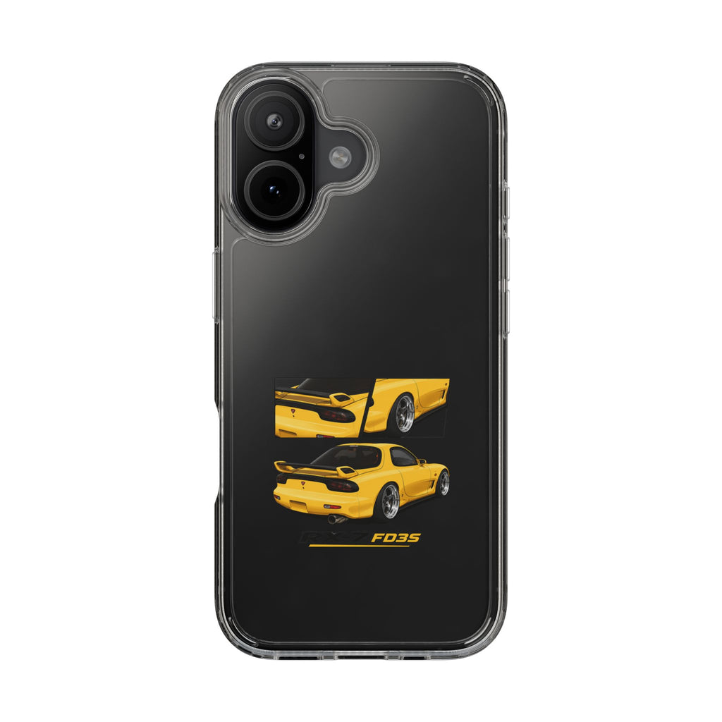 YELLOW MAZDA RX7 PHONE CASES