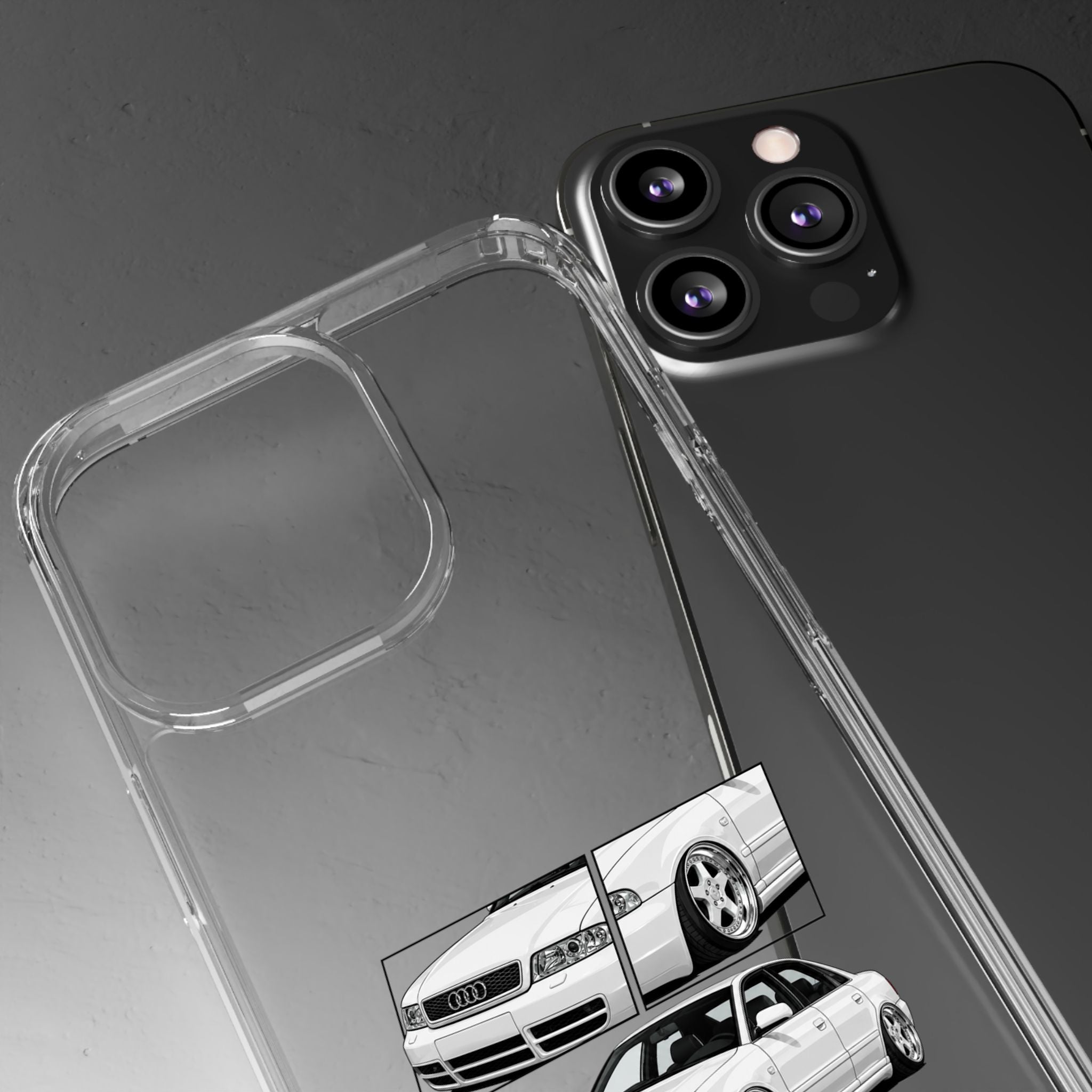 WHITE AUDI A4 B5 PHONE CASES