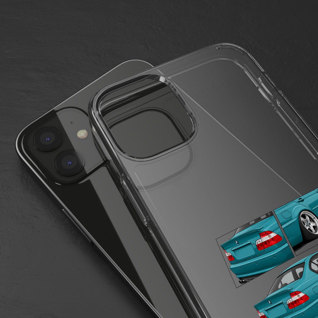 TURQUOISE BMW E46 PHONE CASES