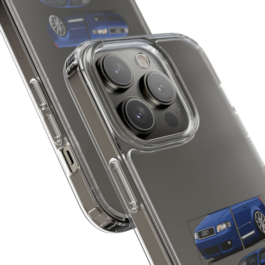 BLUE AUDI A4 B6 PHONE CASES
