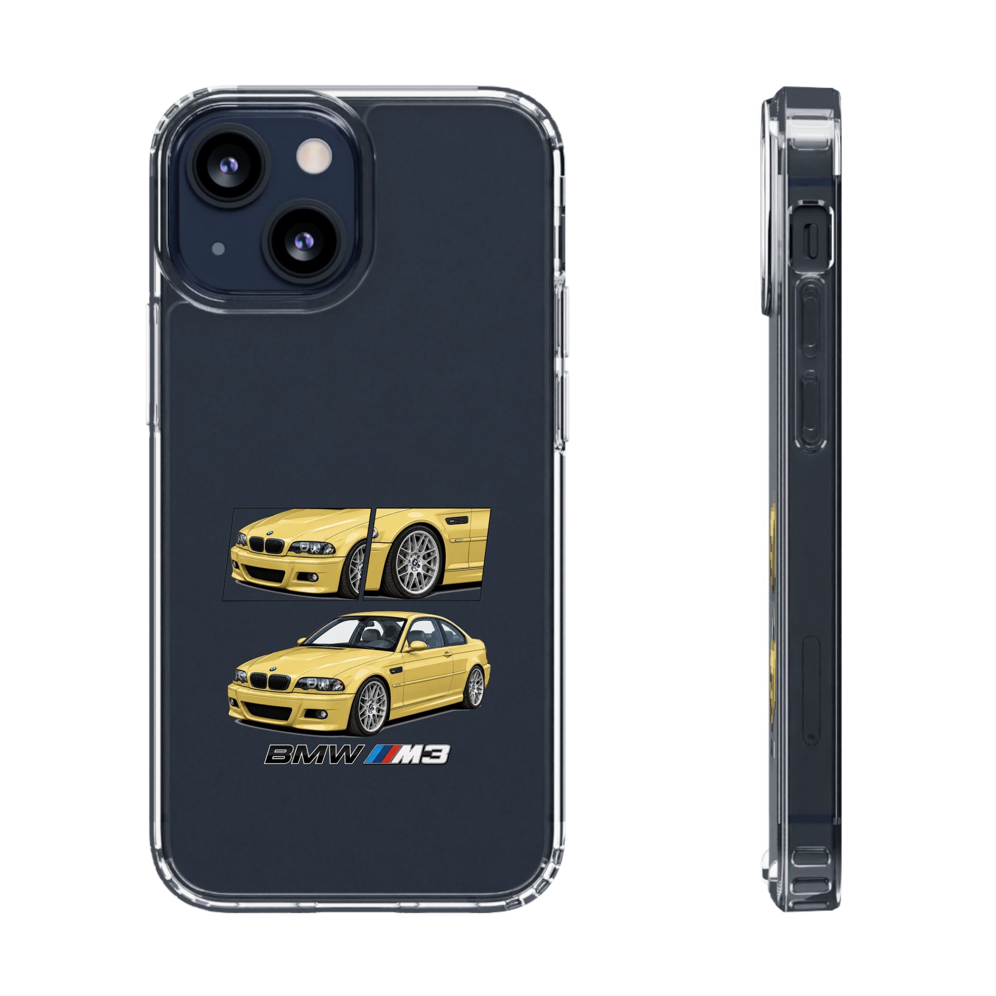 YELLOW BMW E46 PHONE CASES