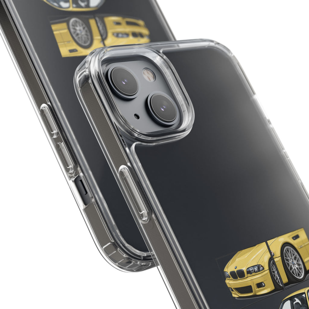 YELLOW BMW E46 PHONE CASES