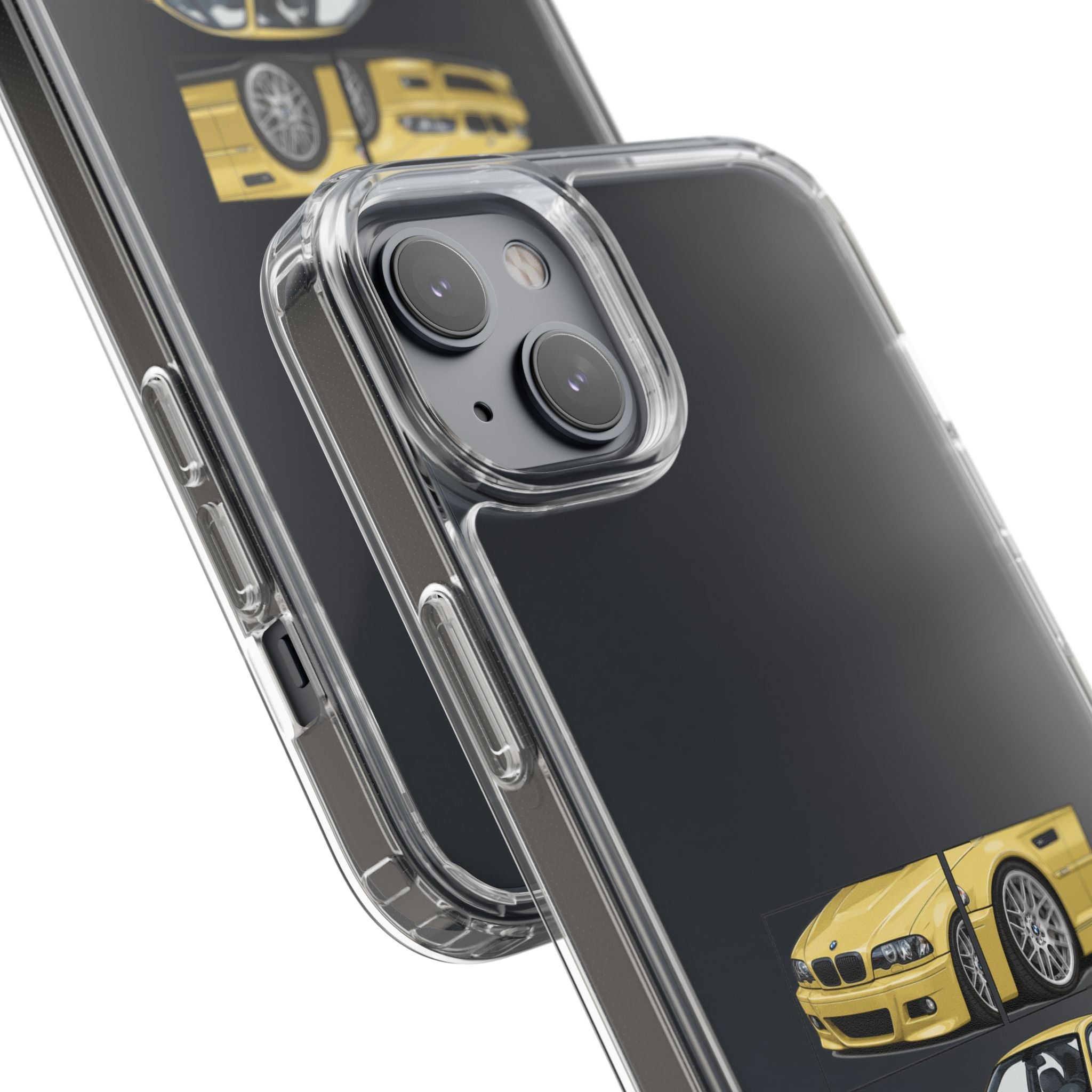 YELLOW BMW E46 PHONE CASES